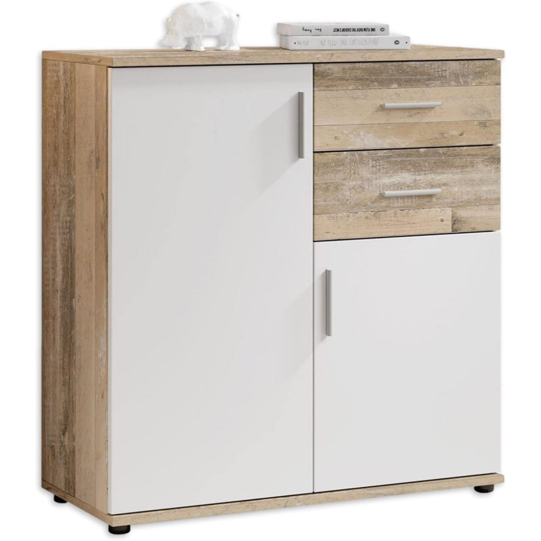 Geschlossener Stauraum an dem Sideboard aus Kunststoff