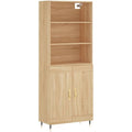 Hochschrank in Braun aus Holzwerkstoff