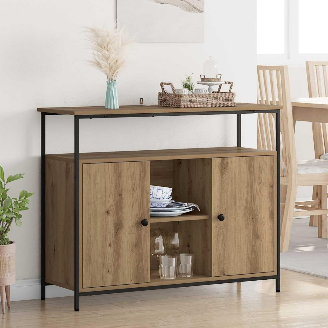 2 Tueren an dem Sideboard aus Holzwerkstoff