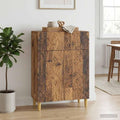 Eine Drehfunktion praegt das Sideboard aus Holzwerkstoff