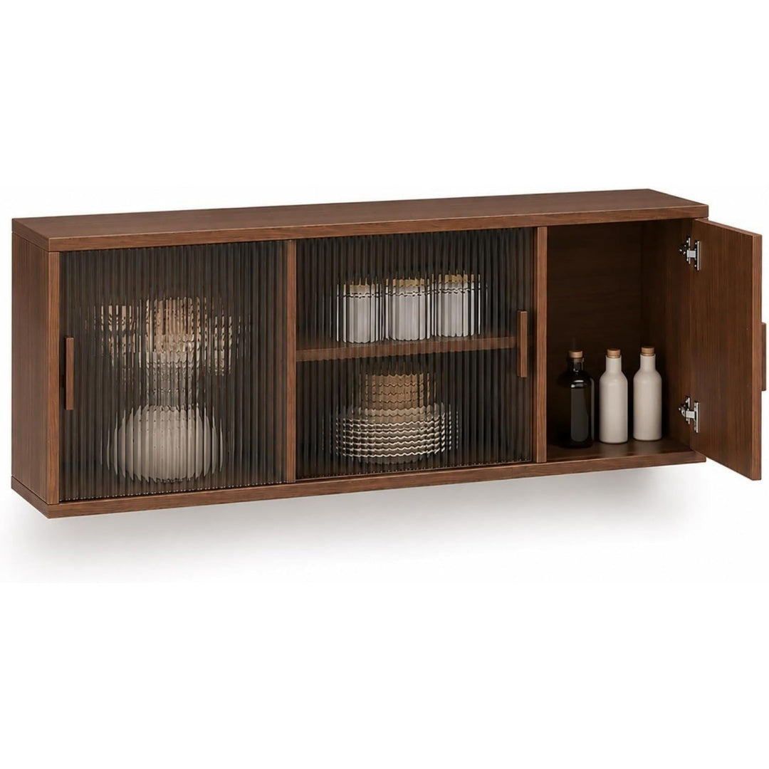 Holzoptik praegt den Wandschrank