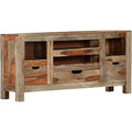 Sideboard aus Massivholz und Akazienholz in Naturbraun