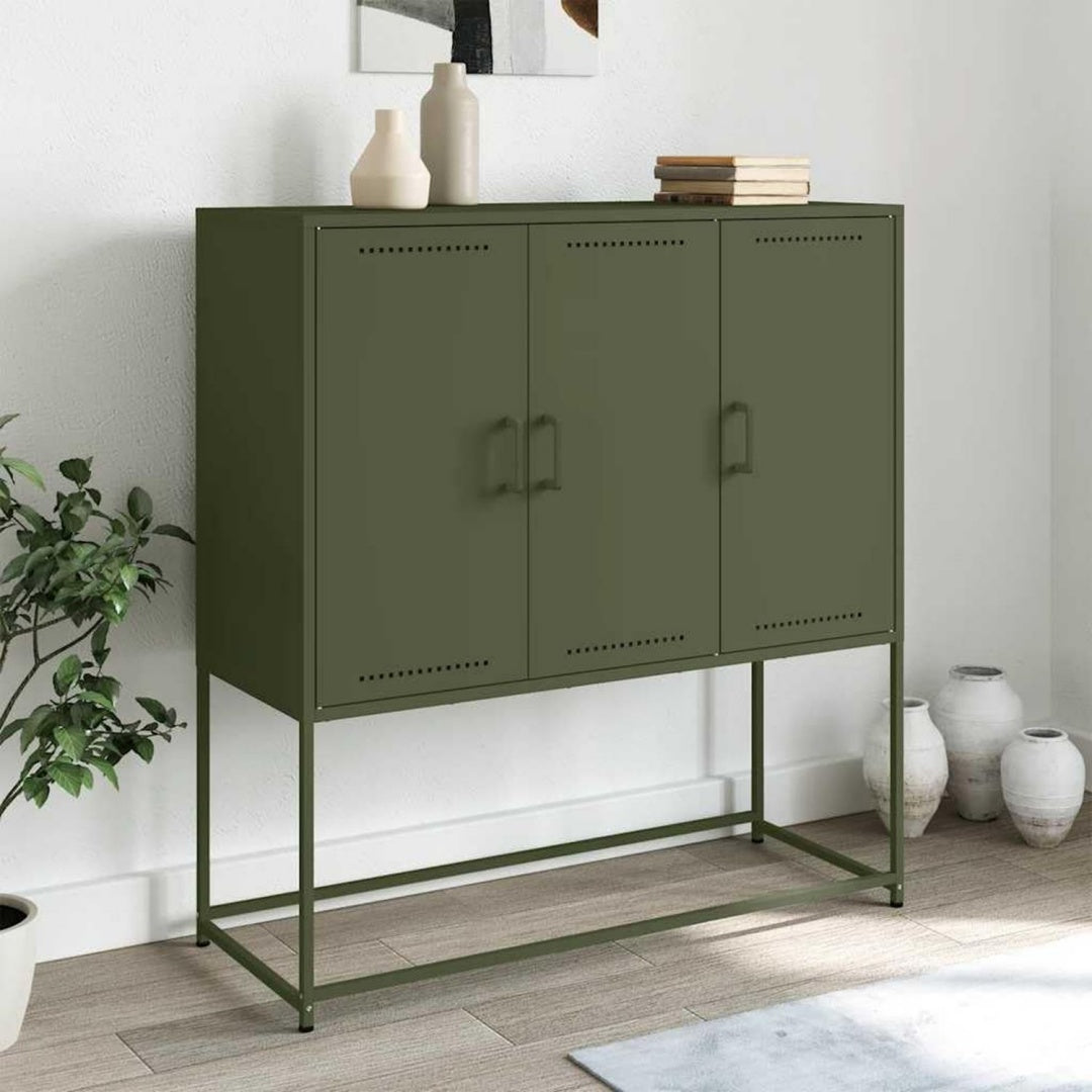 Hochschrank mit den Massen 100.5 x 39 x 107 cm in Gruen