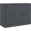 Das Sideboard zeigt sich in Anthrazit