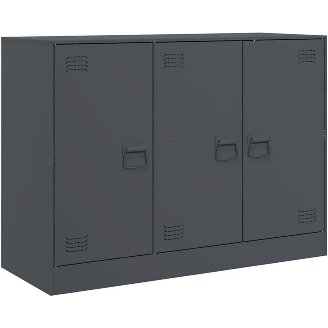 Das Sideboard zeigt sich in Anthrazit