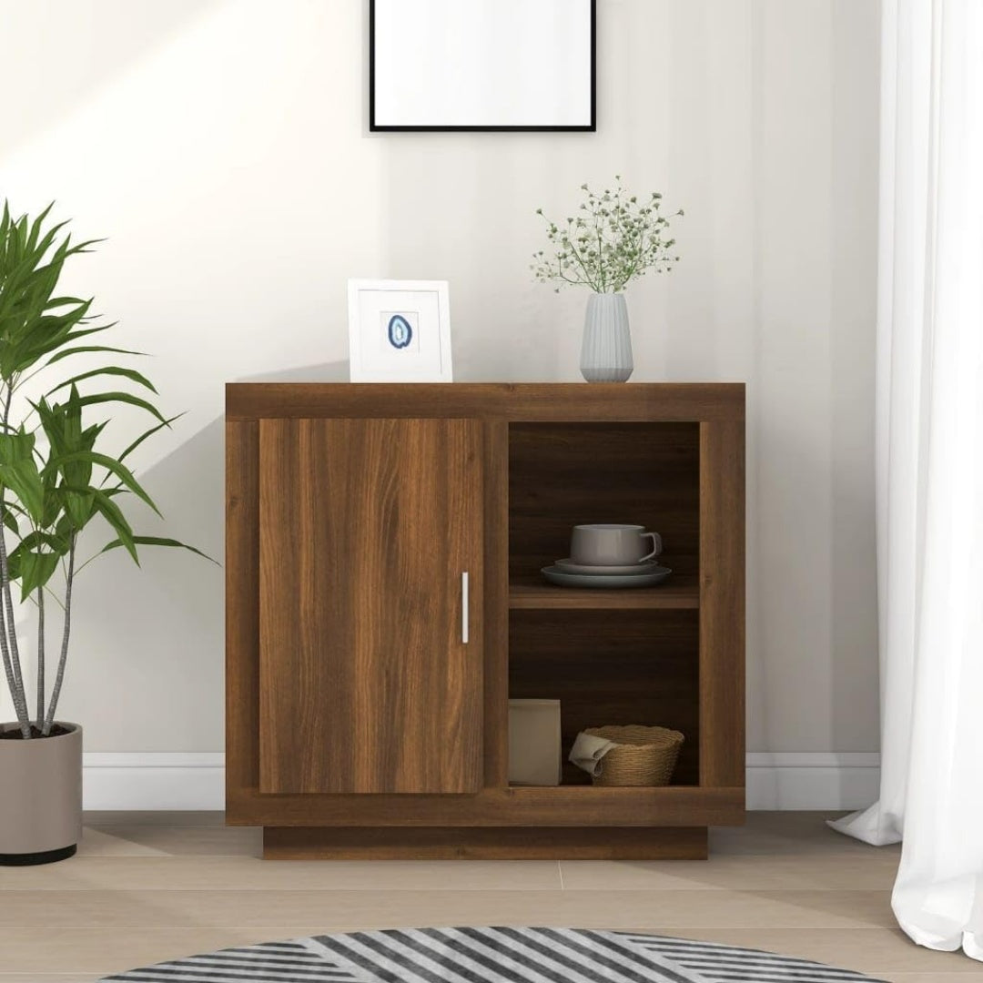 Sideboard in Eichenbraun mit den Massen 80 x 40 x 75 cm