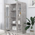 Glastueren an der Vitrine mit 82.5 x 30.5 x 150 cm